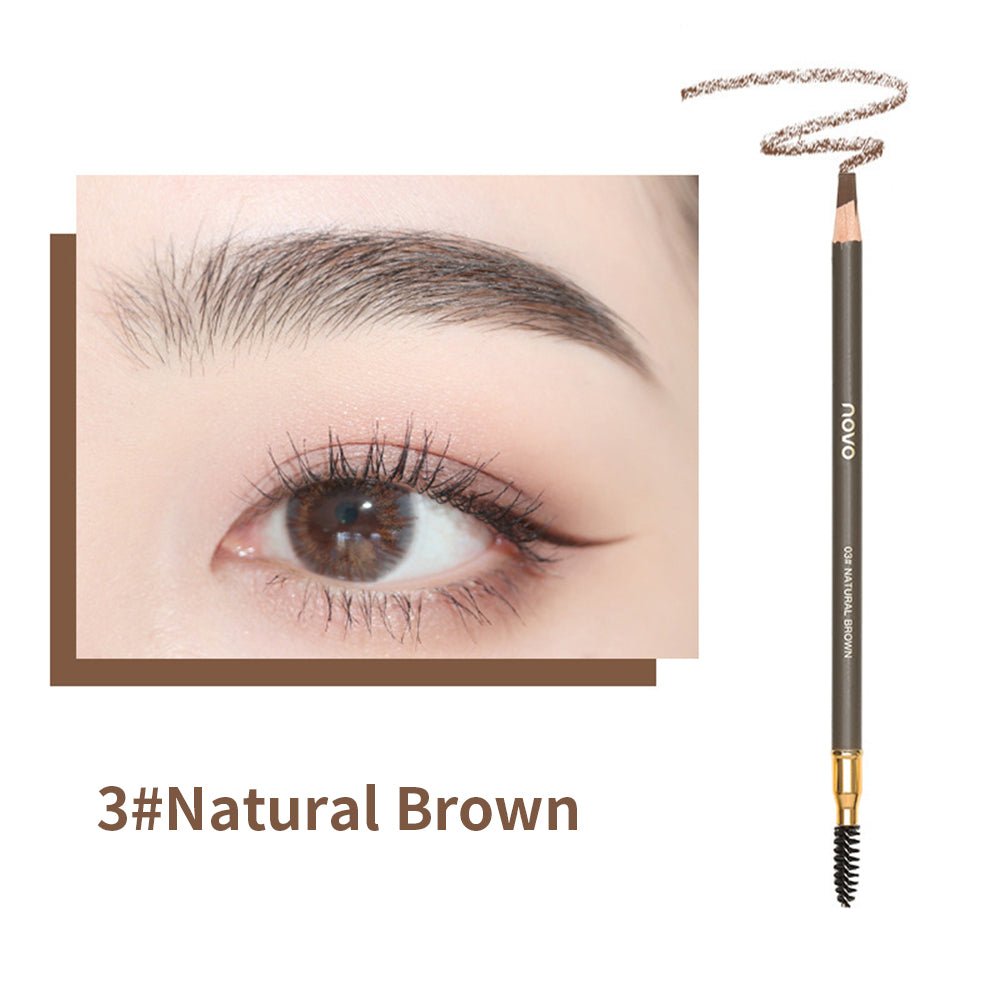 Microblade Effect Brow Pencil - Waterproof & Long - Lasting - HalleBeauty